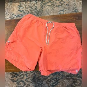 ✨SALE✨ Caribbean Swimwear Men’s Big & Tall Coral Swim Trunks